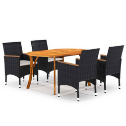 vidaXL 3071987 - 5 Piece Garden Dining Set