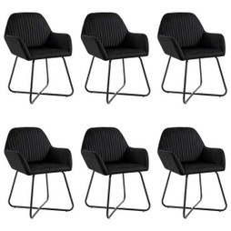 vidaXL 277012 - Dining Chairs 6 pcs Velvet