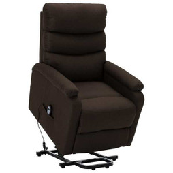 vidaXL 321241 - Fauteuil Marron foncé Tissu