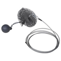 vidaXL 141271 - Brosse ronde pour cheminée Dia. 15 cm
