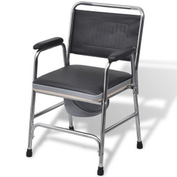vidaXL 110131 - Commode Chair Steel