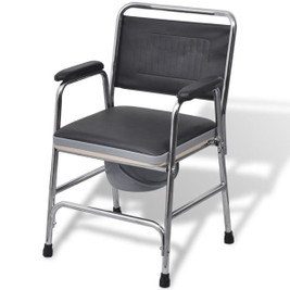 vidaXL 110131 - Commode Chair Steel