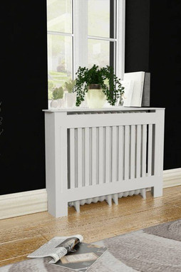 vidaXL 242189 - Cache-radiateur 112 cm MDF