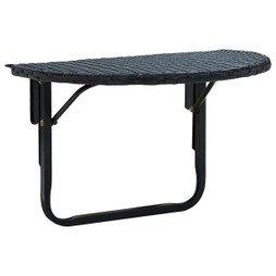 vidaXL 41789 - Balcony Table 60x60x32 cm Poly Rattan