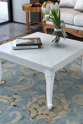 vidaXL 243379 - Coffee Table 80x80x42 cm High Gloss