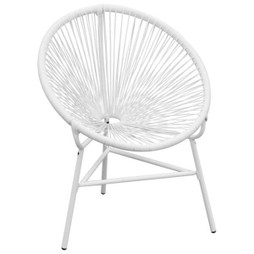 vidaXL 42072 - Garden String Moon Chair Poly Rattan