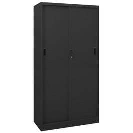 vidaXL 335961 - Office Cabinet with Sliding Door 90x40x180 cm Steel