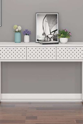 vidaXL 335893 - Console Table 106x35x75 cm Steel