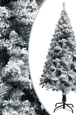 vidaXL 328481 - Artificial Christmas Tree with Flocked Snow 120 cm PVC