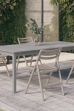 vidaXL 318745 - Garden Table 200x100x75 cm Solid Wood Acacia
