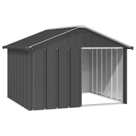 vidaXL 171540 - Dog House 116.5x103x81.5 cm Galvanised Steel