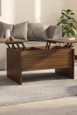 vidaXL 819295 - Coffee Table Oak 80x50x42.5 cm Engineered Wood