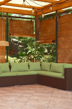 vidaXL 3101700 - 5 Piece Garden Lounge Set with Cushions Poly Rattan
