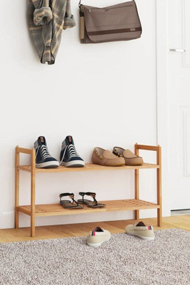vidaXL 350361 - Shoe Rack 69x27x41 cm Solid Wood Walnut