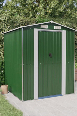 vidaXL 3147427 - Abri de jardin 192x191x223 cm Acier galvanisé