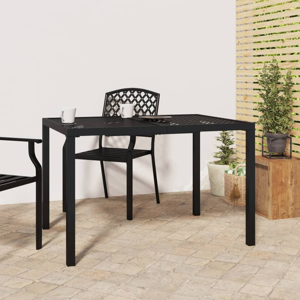 vidaXL 362745 - Garden Table 110x80x72 cm Steel