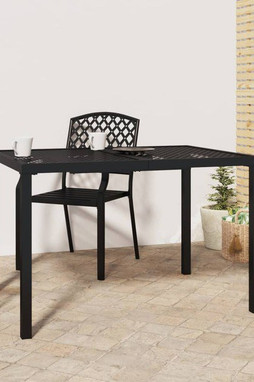 vidaXL 362745 - Garden Table 110x80x72 cm Steel