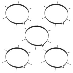 vidaXL 154465 - Lawn Aerator Clamps 5 pcs with Spikes Ø 30 cm Iron
