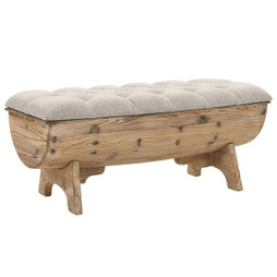 vidaXL 345720 - Banc de rangement 103 cm bois de sapin massif