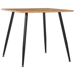 vidaXL 248299 - Dining Table Oak and 80.5x80.5x73 cm MDF