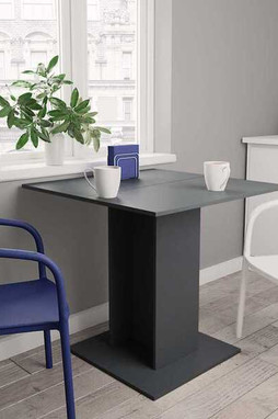 vidaXL 800254 - Dining Table 80x80x75 cm Engineered Wood