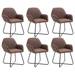 vidaXL 277101 - Dining Chairs 6 pcs Fabric