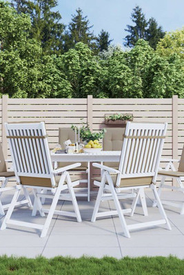 vidaXL 314112 - Garden Highback Chair Cushions 6 pcs 120x50x3 cm Fabric