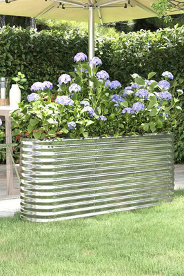 vidaXL 318897 - Garden Raised Bed Powder-coated Steel 152x40x68 cm