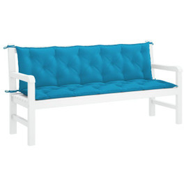 vidaXL 315032 - Garden Bench Cushion Light 180x(50+50)x7cm Oxford Fabric
