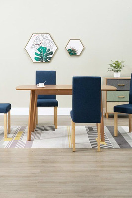 vidaXL 249223 - Dining Chairs 4 pcs Fabric