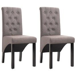 vidaXL 249242 - Dining Chairs 2 pcs Fabric