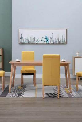 vidaXL 249282 - Dining Chairs 4 pcs Fabric