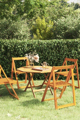 vidaXL 319189 - Folding Garden Chairs 4 pcs Solid Wood Acacia