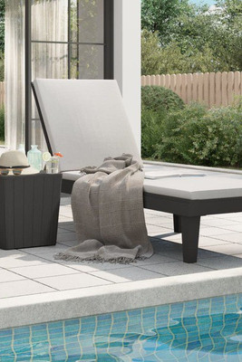 vidaXL 364146 - Sun Lounger 155x58x83 cm Polypropylene
