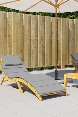 vidaXL 314159 - Sun Lounger Cushion 186x58x4cm Oxford Fabric