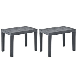 vidaXL 48781 - Bancs de jardin 2 pcs Plastique