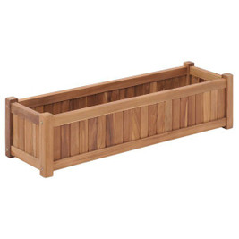 vidaXL 48968 - Raised Bed 100x30x25 cm Solid Teak Wood