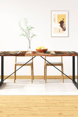 vidaXL 243999 - Dining Table Solid Reclaimed Wood 180 cm