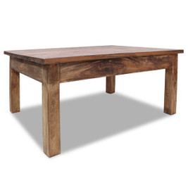 vidaXL 244493 - Table basse bois d'acajou massif 98x73x45 cm