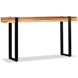 vidaXL 244594 - Console Table Solid Reclaimed Wood Adjustable