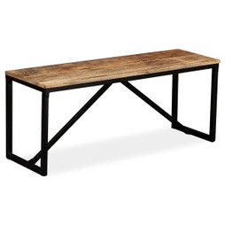 vidaXL 244902 - Banc 110 x 35 x 45 cm Bois de manguier massif