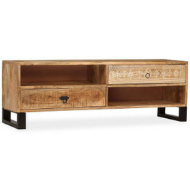 vidaXL 244940 - TV Cabinet Solid Mango Wood 120x30x40 cm