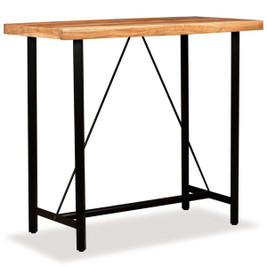 vidaXL 245436 - Bar Table Solid Acacia Wood 120x60x107 cm