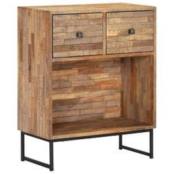 vidaXL 246080 - Buffet Bois de teck recyclé 60x30x75 cm
