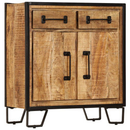 vidaXL 247342 - Buffet 65x30x70 cm Bois de manguier massif