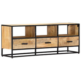 vidaXL 247742 - TV Cabinet 120x30x45 cm Solid Mango Wood