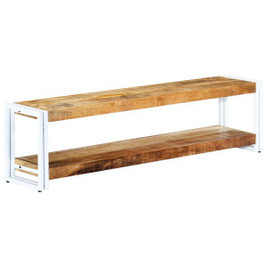 vidaXL 247825 - TV Cabinet 150x30x40 cm Solid Mango Wood