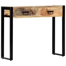 vidaXL 247920 - Console Table 90x30x75 cm Solid Mango Wood