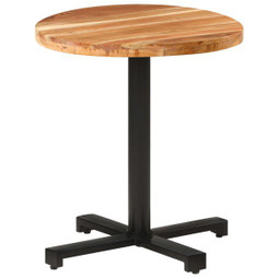 vidaXL 320279 - Table de bistro Ronde Ø70x75 cm Bois dacacia massif
