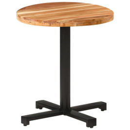 vidaXL 320279 - Bistro Table Round Ø70x75 cm Solid Acacia Wood